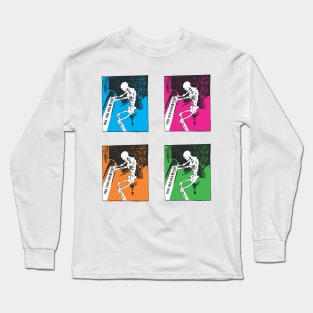 death plays on colored tile Long Sleeve T-Shirt